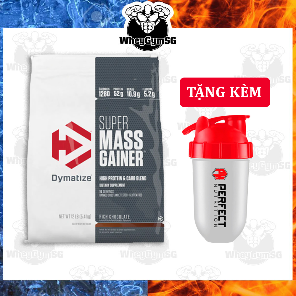 Dymatize Super Mass Sữa Tăng cân Nhanh Cho Người Gầy 12 Lbs (5.4 kg) - Usa