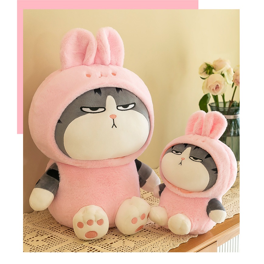 Gấu bông mèo hoàng thượng cosplay cao cấp