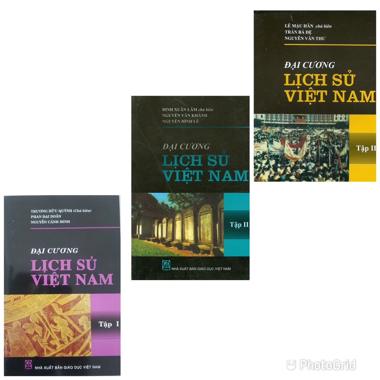 Combo 3 cuốn Đại Cương Lịch Sử Việt Nam Tập 1 + Tập 2 + Tập 3