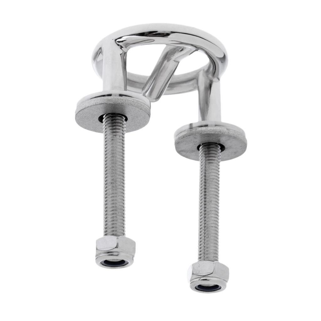 Stainless  Ski Tow Rope Hook Bracket Boat Transom Mount Hardware