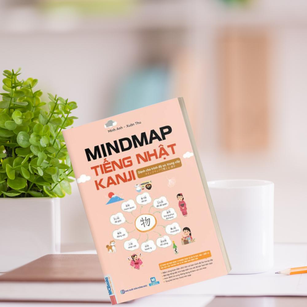 Sách - Mindmap Kanji Tiếng Nhật Dành Cho Trình Độ Sơ, Trung Cấp