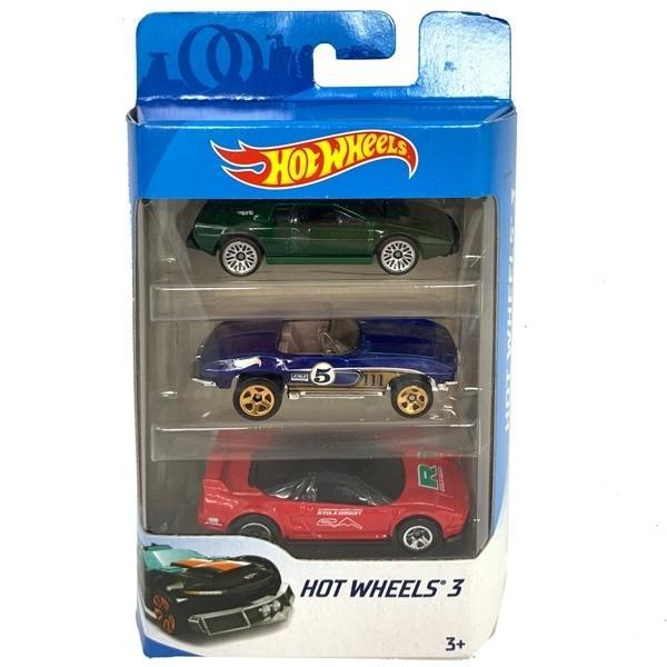 Bộ 3 Siêu Xe Hot Wheels K5904 (Mẫu Sản Phẩm Bên Trong Là Ngẫu Nhiên)