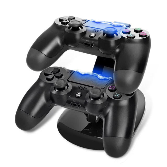 Dock sạc kiêm kệ đỡ cho tay cầm chơi game PS4 Slim và Pro