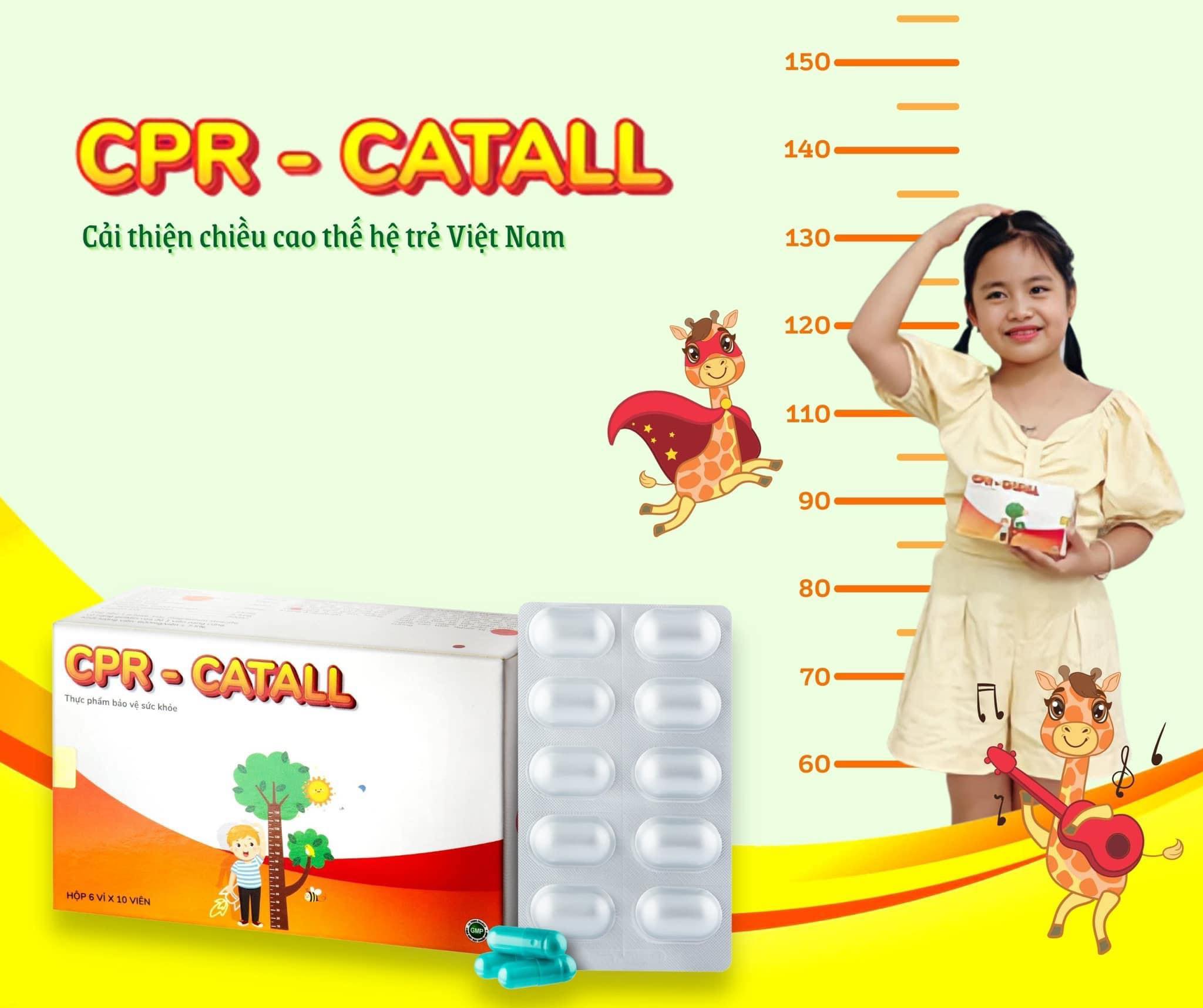 Canxi CPR - CATALL  - Bổ sung Canxi, Hỗ Trợ Tăng Chiều Cao