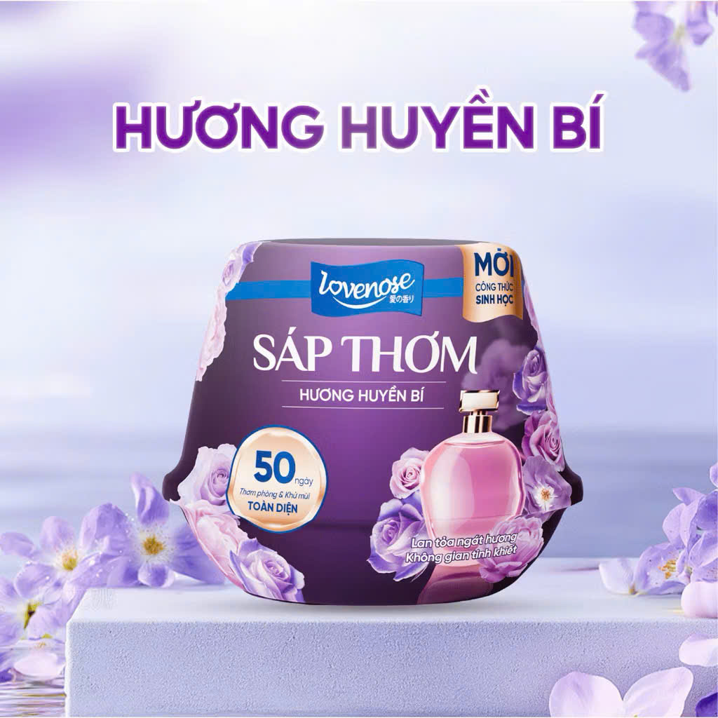 SÁP THƠM TỎA HƯƠNG LOVENOSE THƠM MÁT KHỬ MÙI 230G