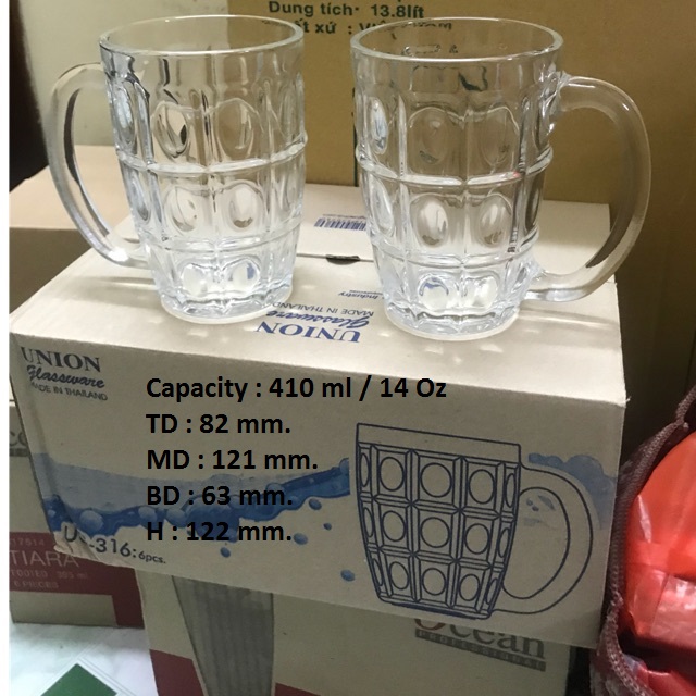 Ly uống bia 410ml - UG316