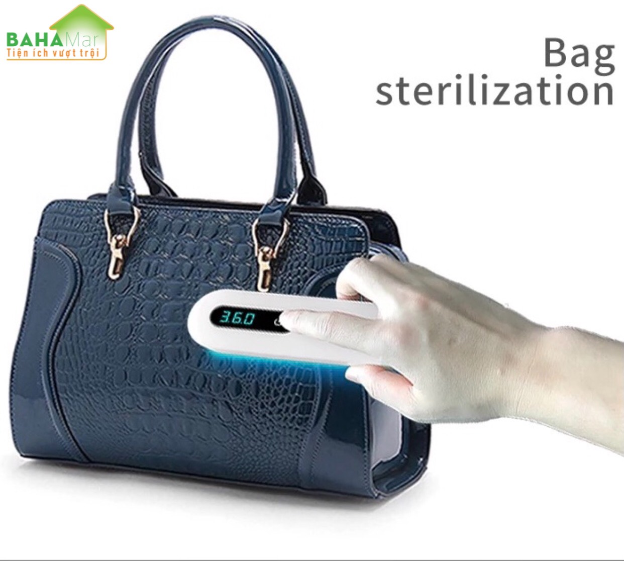 HỘP THANH LỌC KHỬ KHUẨN ĐỒ DÙNG, ĐỒ CHƠI, ĐỒ LÓT BẰNG ĐÈN OZONE VÀ TIA UV "BAHAMAR" có hai chức năng tinh lọc tia cực tím và ozone, thanh lọc khả năng mạnh hơn, cho bạn bảo vệ kép.