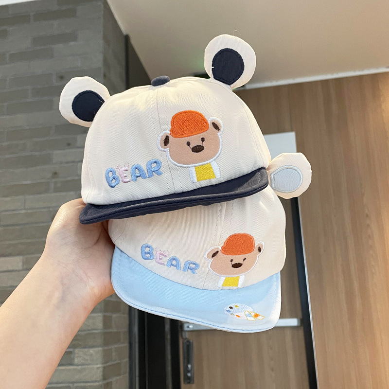 mũ lưỡi trai tai gấu bear thoáng khí cho bé yêu