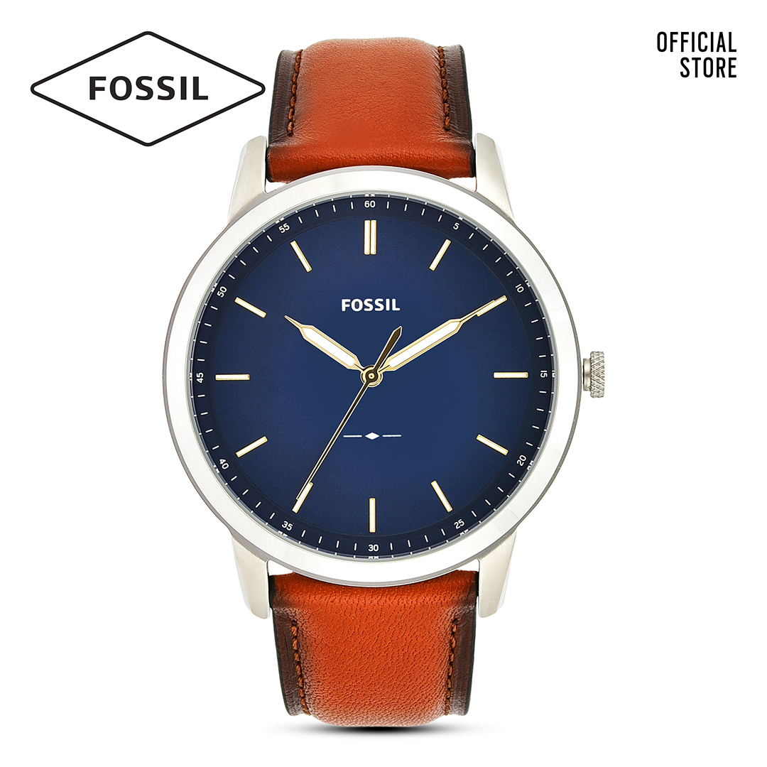 Đồng hồ nam FOSSIL dây da Minimalist 3H FS5304 - màu nâu