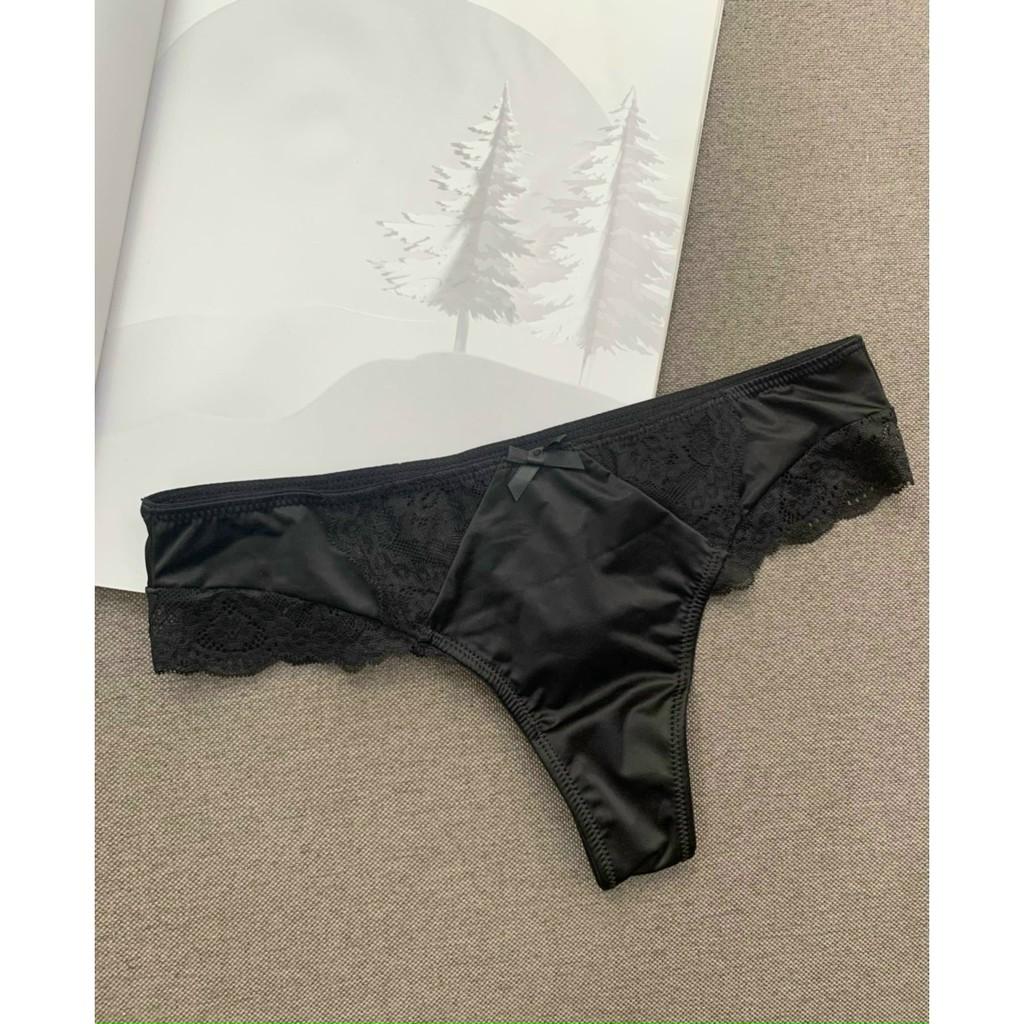Quần Lót LỤA Lọt Khe viền ren Cao Cấp sexy