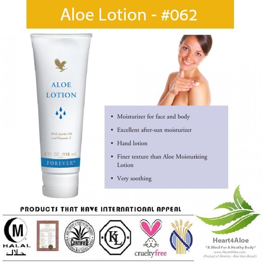 Kem dưỡng da Aloe Lotion (#062)- sản phẩm dưỡng da hoàn hảo -118ml