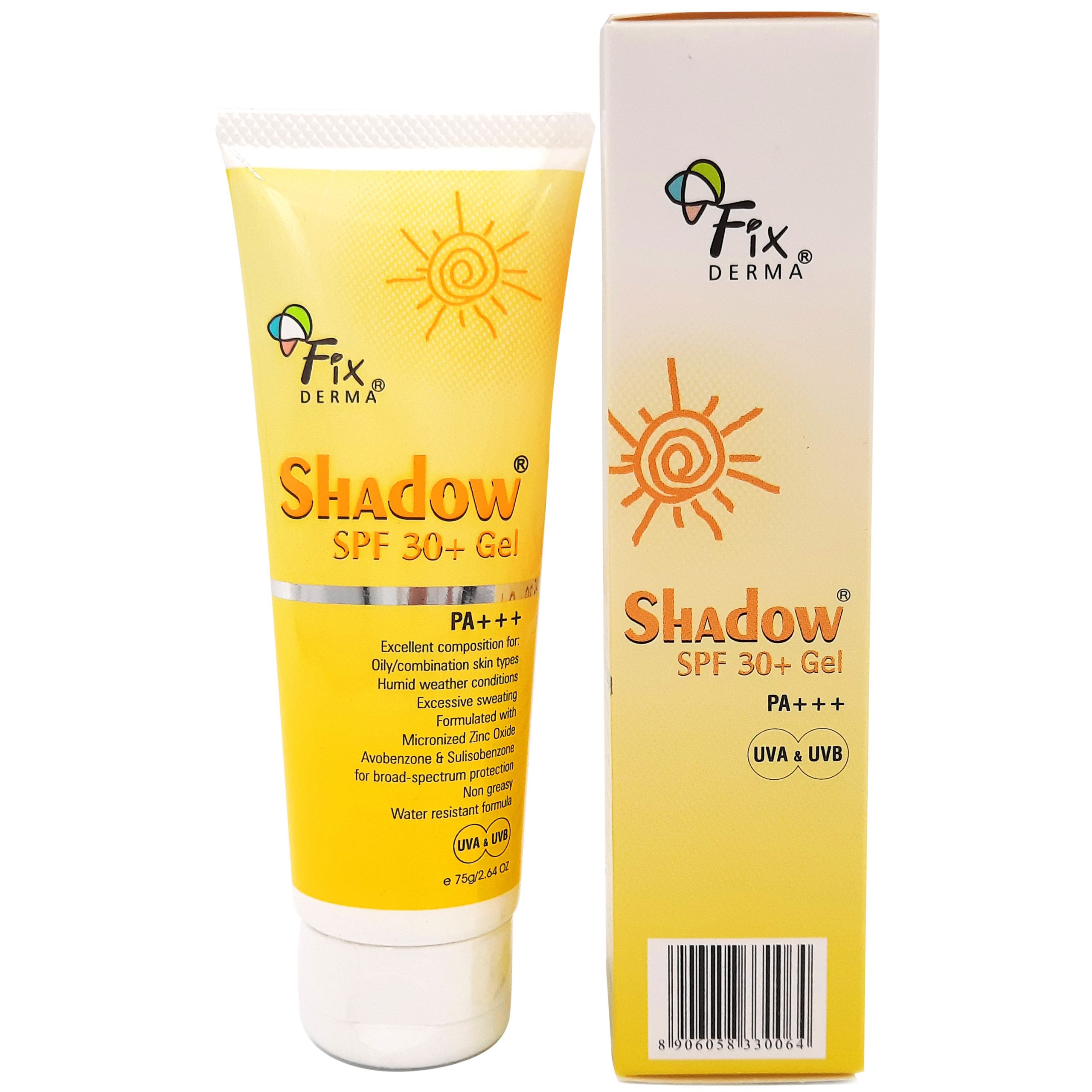 Kem Chống Nắng Fixderma Shadow SPF 30+ - Diện mạo mới 2020