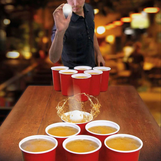 Trò chơi tiệc tùng party bảng đồ uống bia Beer Pong