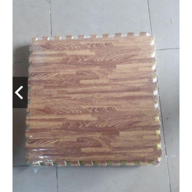 Combo 2 bịch thảm xốp vân gỗ 1 bịch 6 miếng