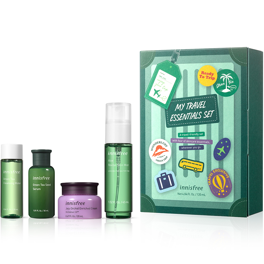 Bộ sản phẩm dưỡng da du lịch innisfree My Travel Essentials Set - 131172842