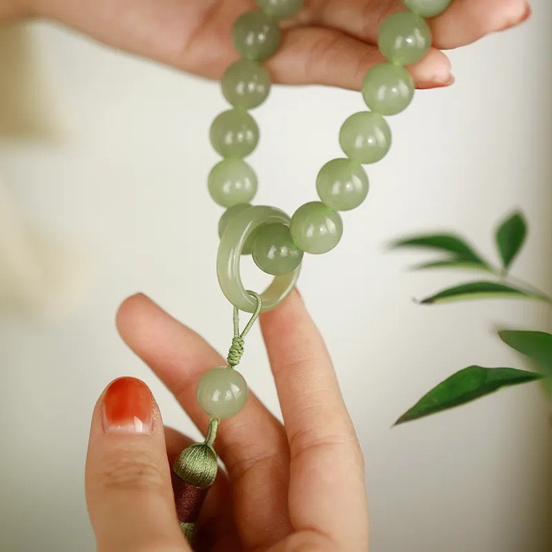 CHUỖI TRÀNG HẠT CẦM TAY TUA RUA CỔ PHONG KÈM HỘP SANG TRỌNG