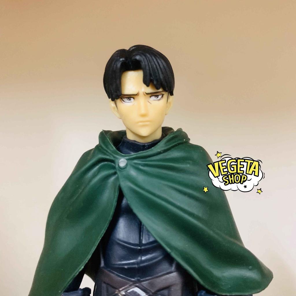 Mô hình Attack On Titan - Levi Ackerman - Đội trưởng Levi thuộc Trinh sát binh đoàn - Fullbox 16cm - Đại chiến titan