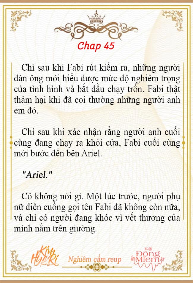 [novel 18+] ariel, thánh nữ dâm đãng chapter 45 2