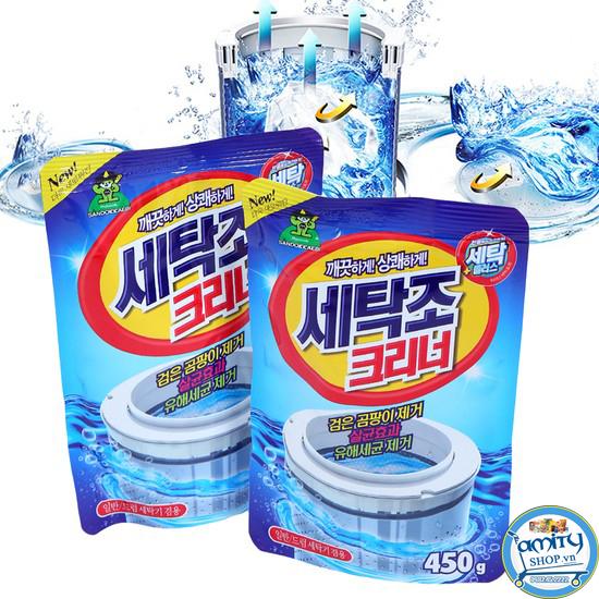 Combo 2 Gói Bột Tẩy Vệ Sinh Lồng Máy Giặt Hàn Quốc,Bột Tẩy Lồng Máy Giặt - Giao Hàng Toàn Quốc