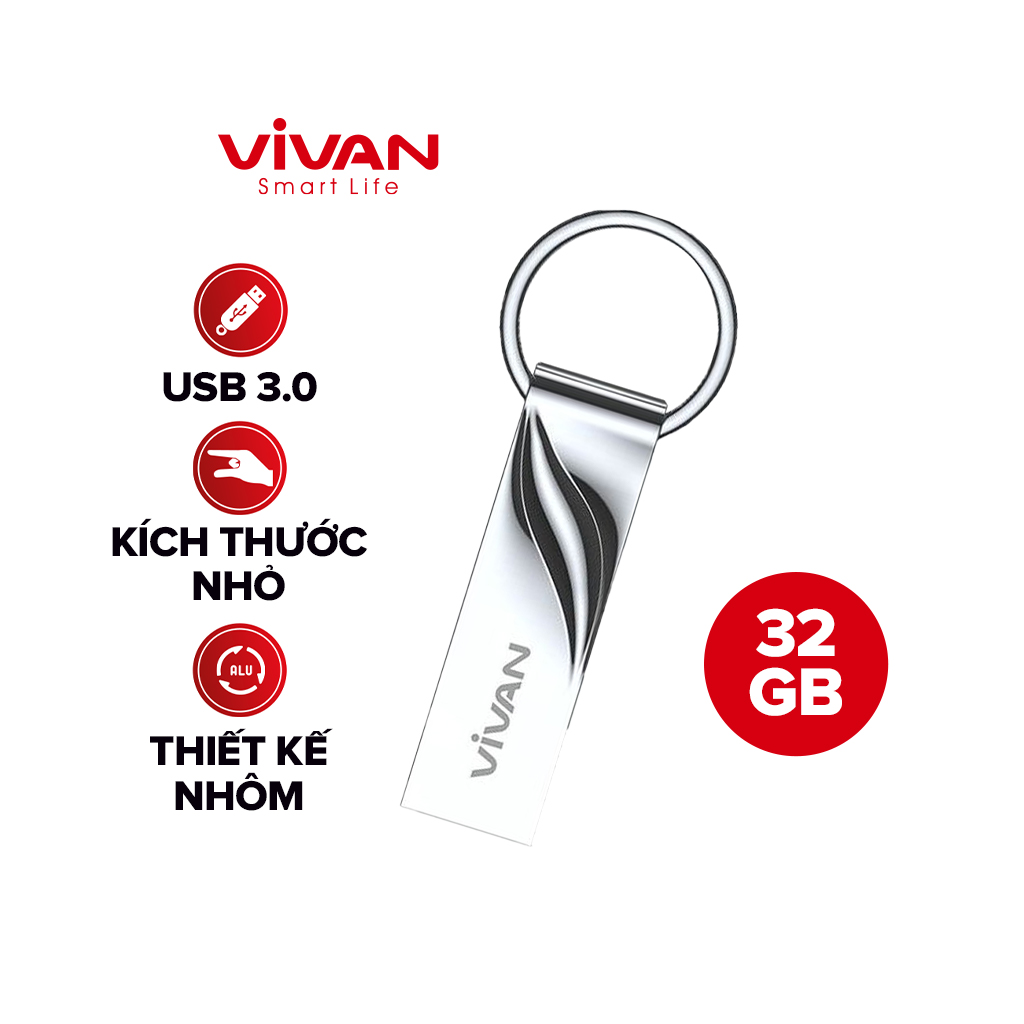 USB 16GB/32GB - Hàng Chính Hãng - VIVAN VF316/VF332