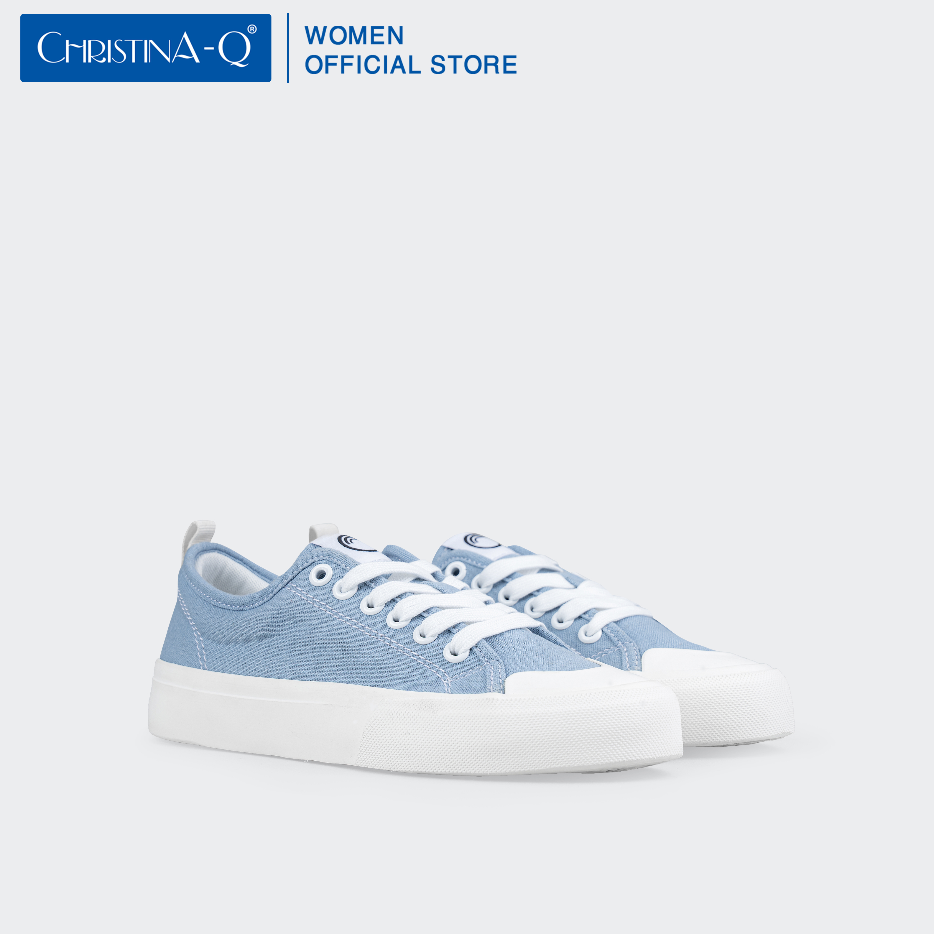 Giày Sneaker Nữ Đế Bằng ChristinA-Q TTU125