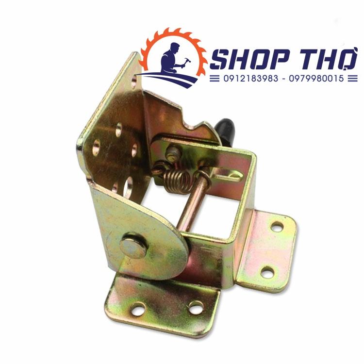 Bản lề chân bàn gấp loại lẫy và nút ấn nhanh