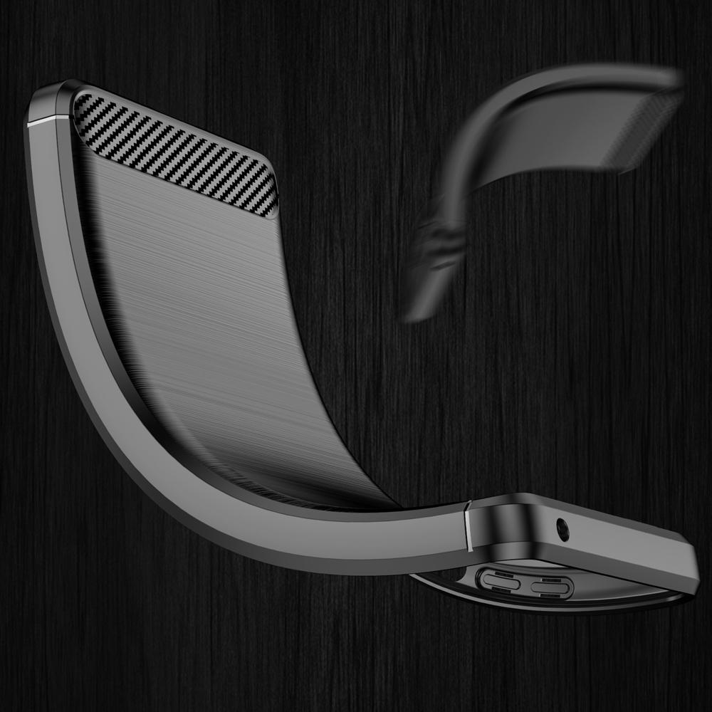 Ốp lưng cho Xiaomi 12 12X 12S silicone mềm Carbone phay xước chống sốc chống vân tay
