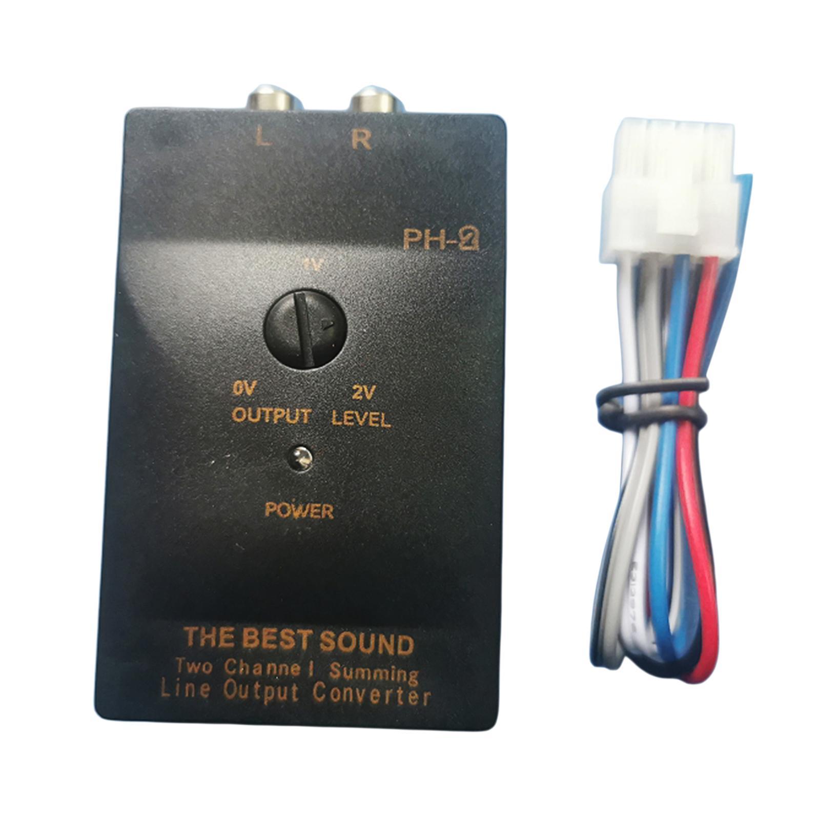 Output Converter for Subwoofer Replacement Car Stereo Converter - Phụ kiện ô tô Output Converter For Subwoofer Replacement Car Stereo Converter - Phụ Kiện Ô Tô