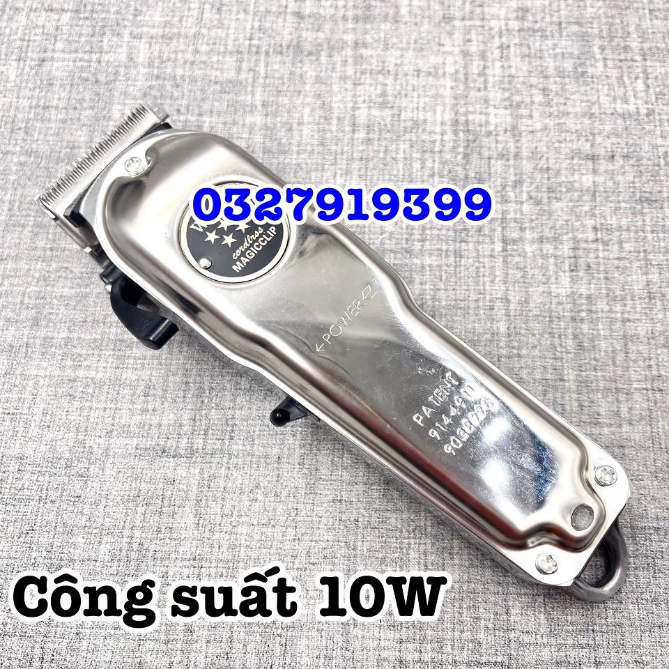 Tông đơ cắt tóc cao cấp WAHLL Metal 1919 - lưỡi kép bộ 8 cữ