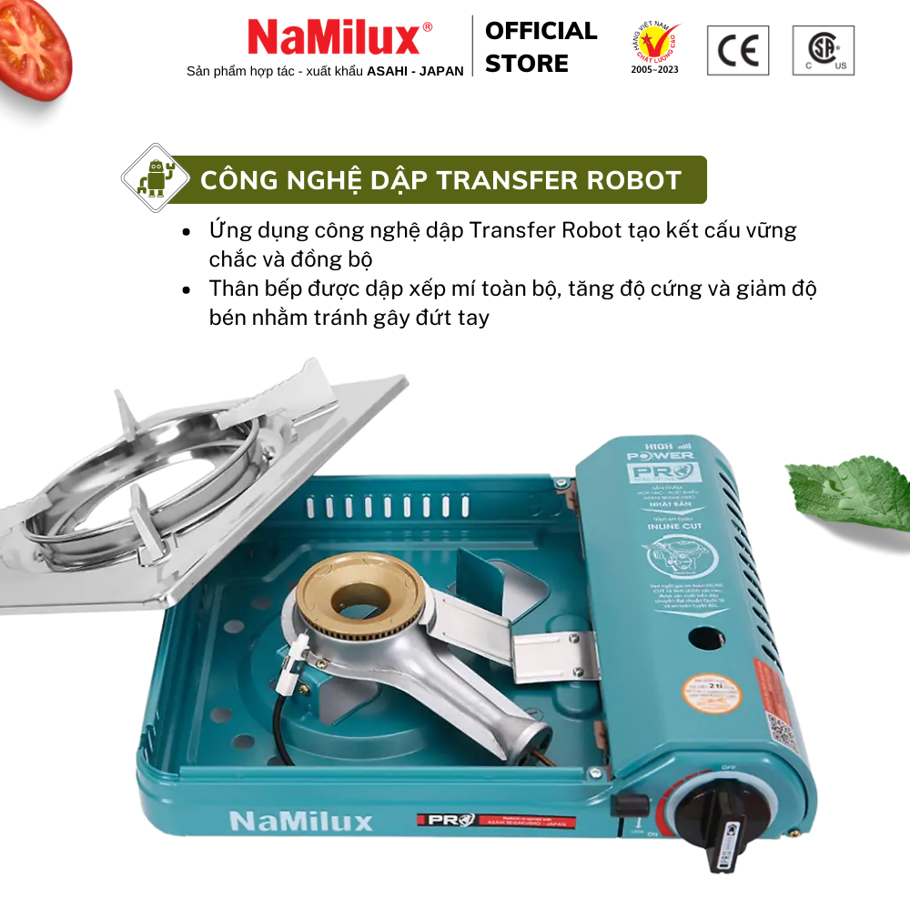 Bếp gas Mini Cao Cấp Namilux NH-P3031PS-Hàng Chính Hãng