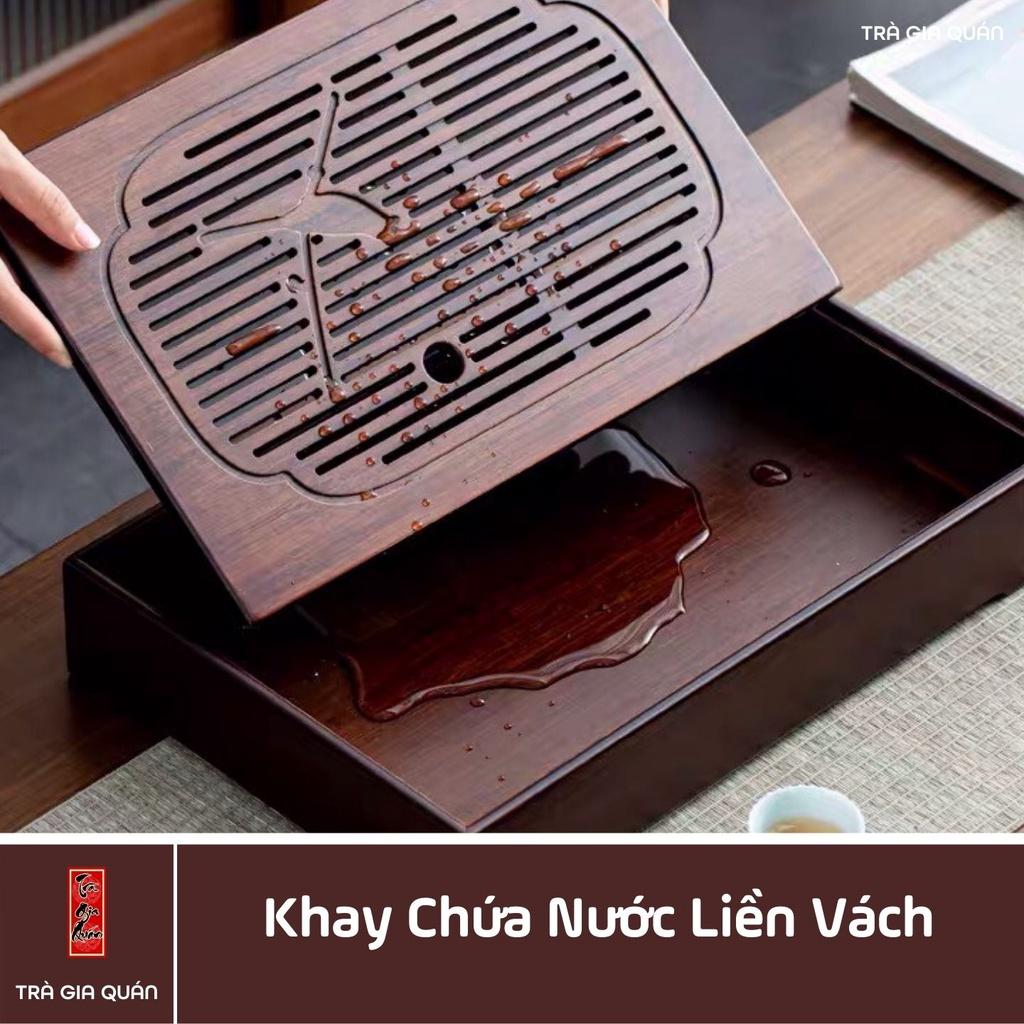 Khay Trà Tre Cao Cấp Chữ Nhật Lớn Kích Thước 50*33*6.8 KT 26