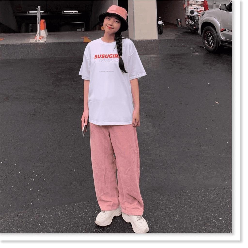 Áo Thun Tay Lỡ SUSUGIRL Form Rộng Ulzzang Unisex AQA1807 28 aomivn
