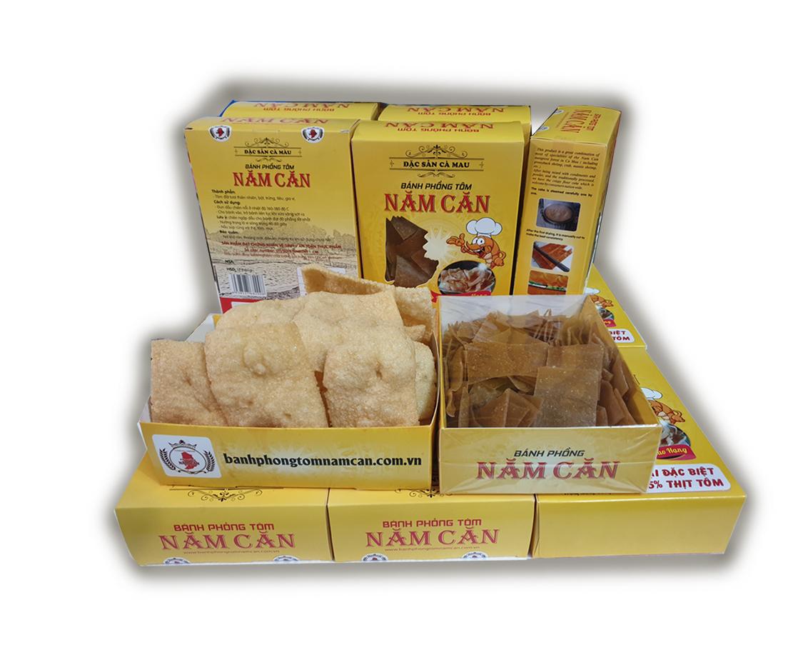 BÁNH PHỒNG TÔM NĂM CĂN hộp 500g