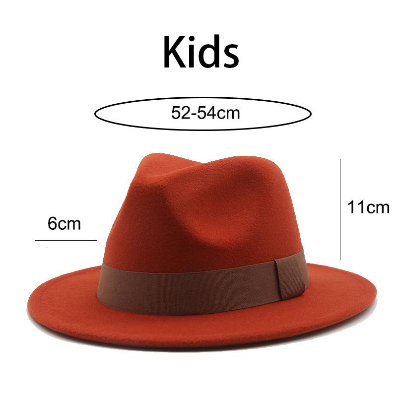 2021 Mới Nón Fedora Nữ Đính Nơ Ban Nhạc Nam Nón Rộng Vành Cổ Điển Màu Be Nỉ Nón Cưới Nhà Thờ Mùa Đông Nữ mũ