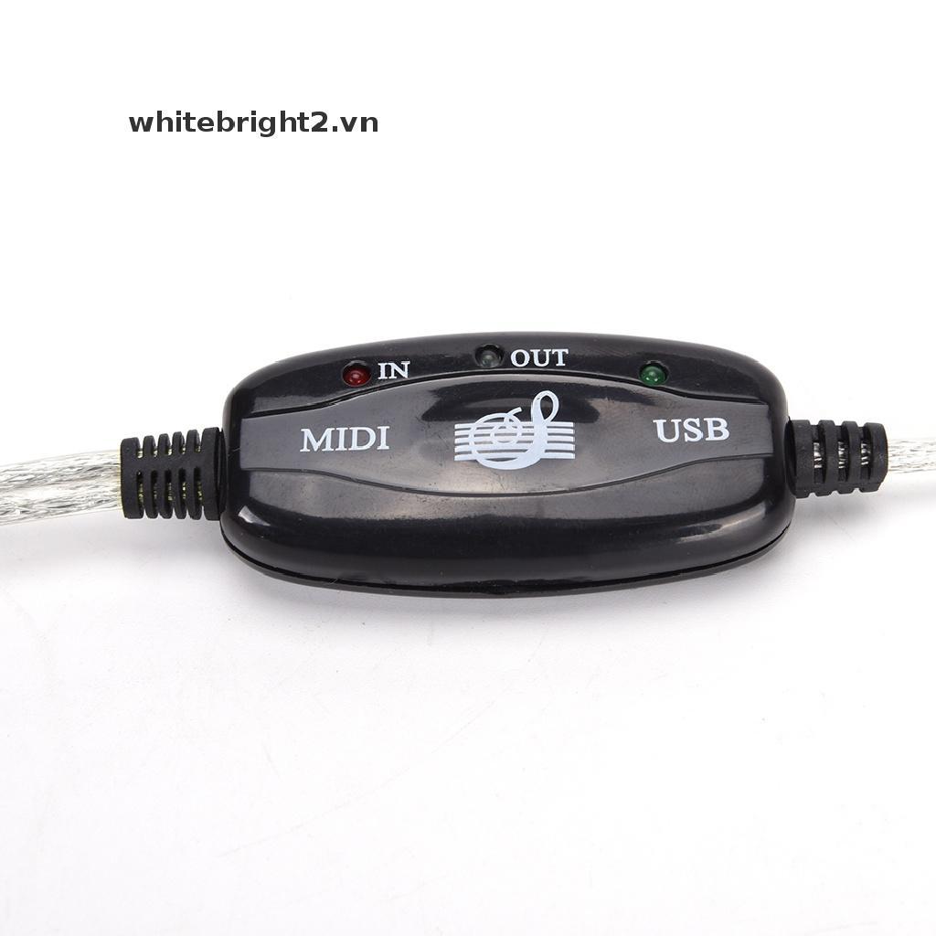 Cáp Chuyển Đổi Âm Thanh MIDI Sang USB Chuyên Dụng Cho PC