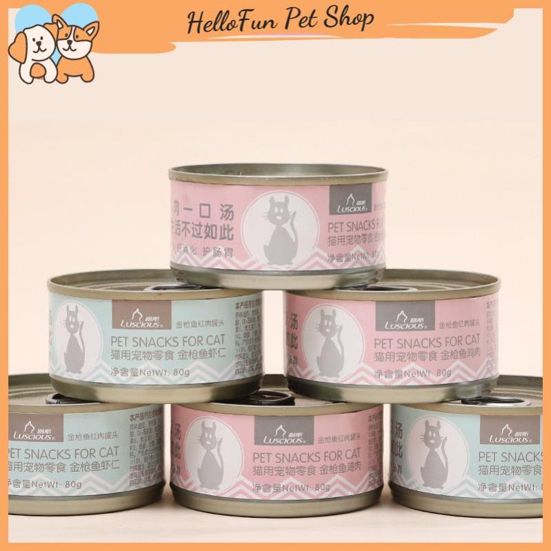 Pate cá ngừ Luscious cho mèo 80gr