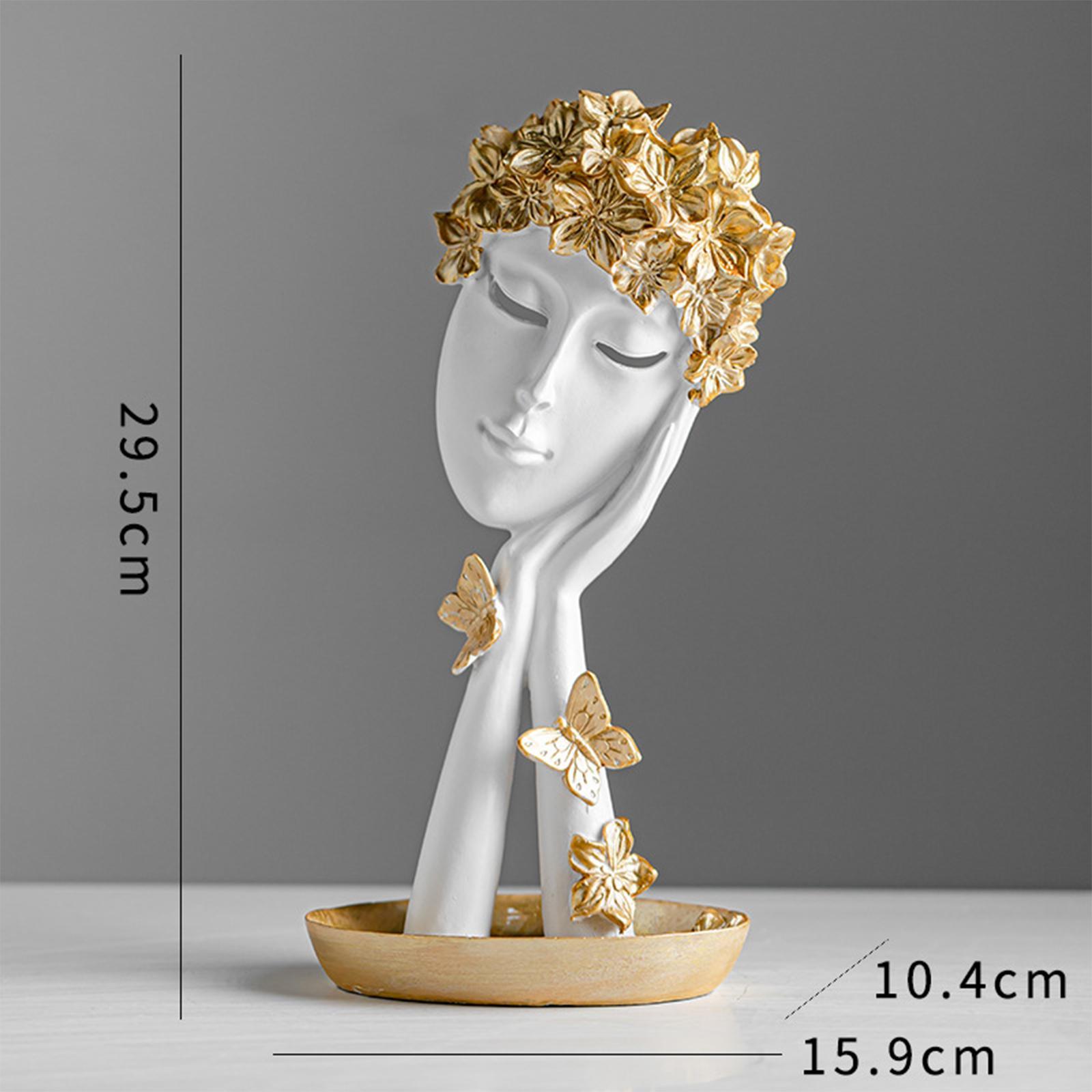 Creative Face Thinker Statue Sculpture Crafts Statue Figurine