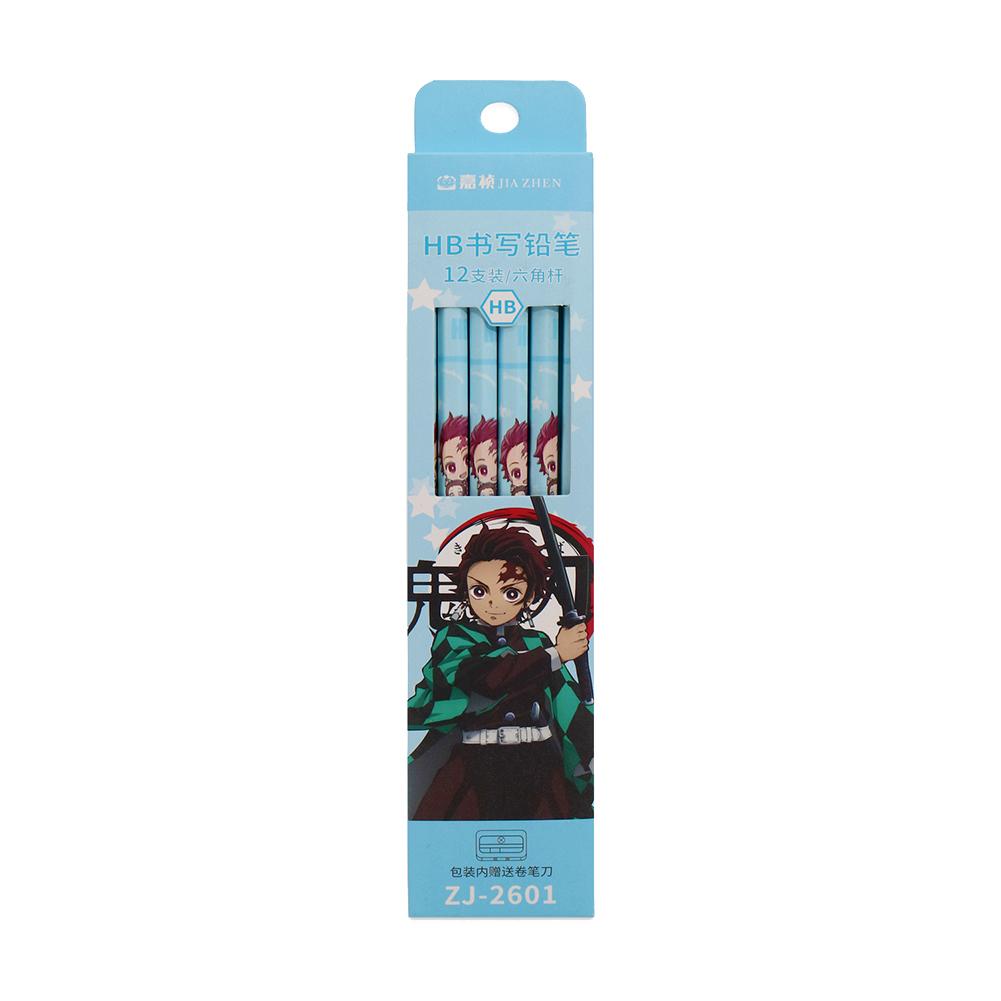 Set 12 Bút Chì Gỗ Họa Tiết Anime