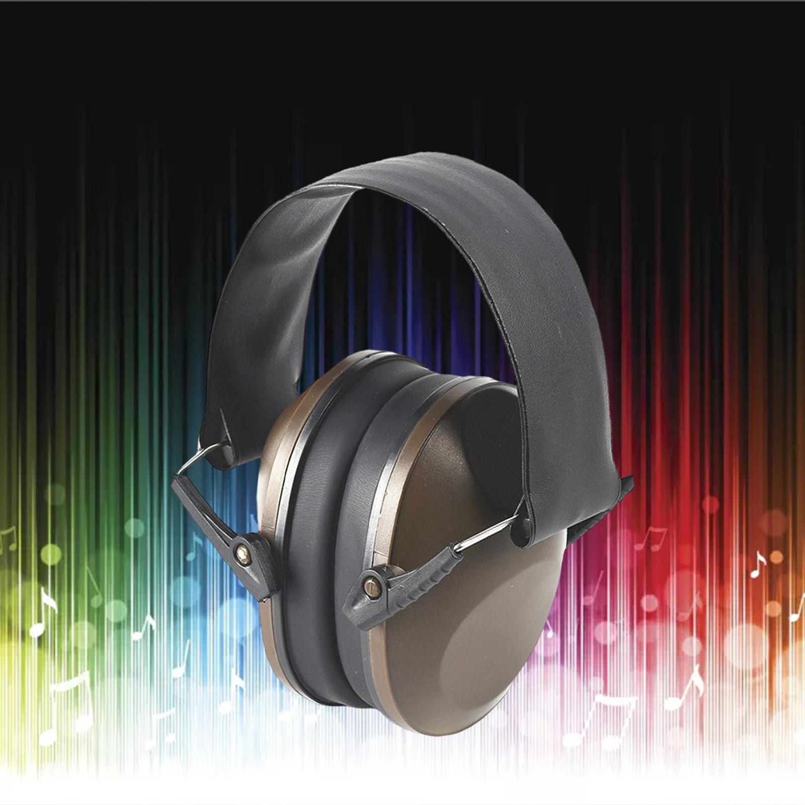 Ear Protection Ear Muffs, Noise Cancelling, Folding Padded Head Band, Lightweight Ear Defenders for Airplane Construction Men Women