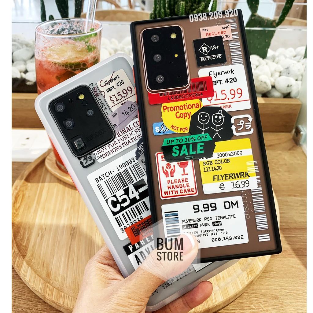 Ốp Lưng Viền Dẻo In Sticker Cho Samsung S21 ULTRA / S21 PLUS / Note 20 Ultra / Note 20 / S20 Ultra / S20 Plus