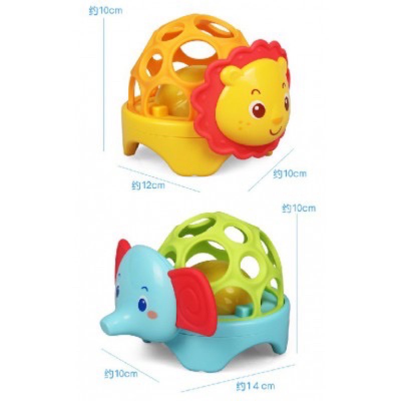 Bóng lục lạc mềm có đèn nhạc cho em bé tập bò- TOYS HOUSE hàng chính hãng