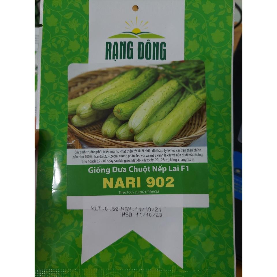 Hạt giống dưa chuột nếp lai f1, đóng gói 0.5gr
