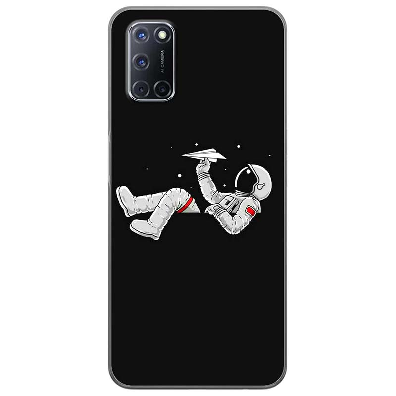 Ốp lưng dành cho Oppo A52  mẫu Phi hành gia