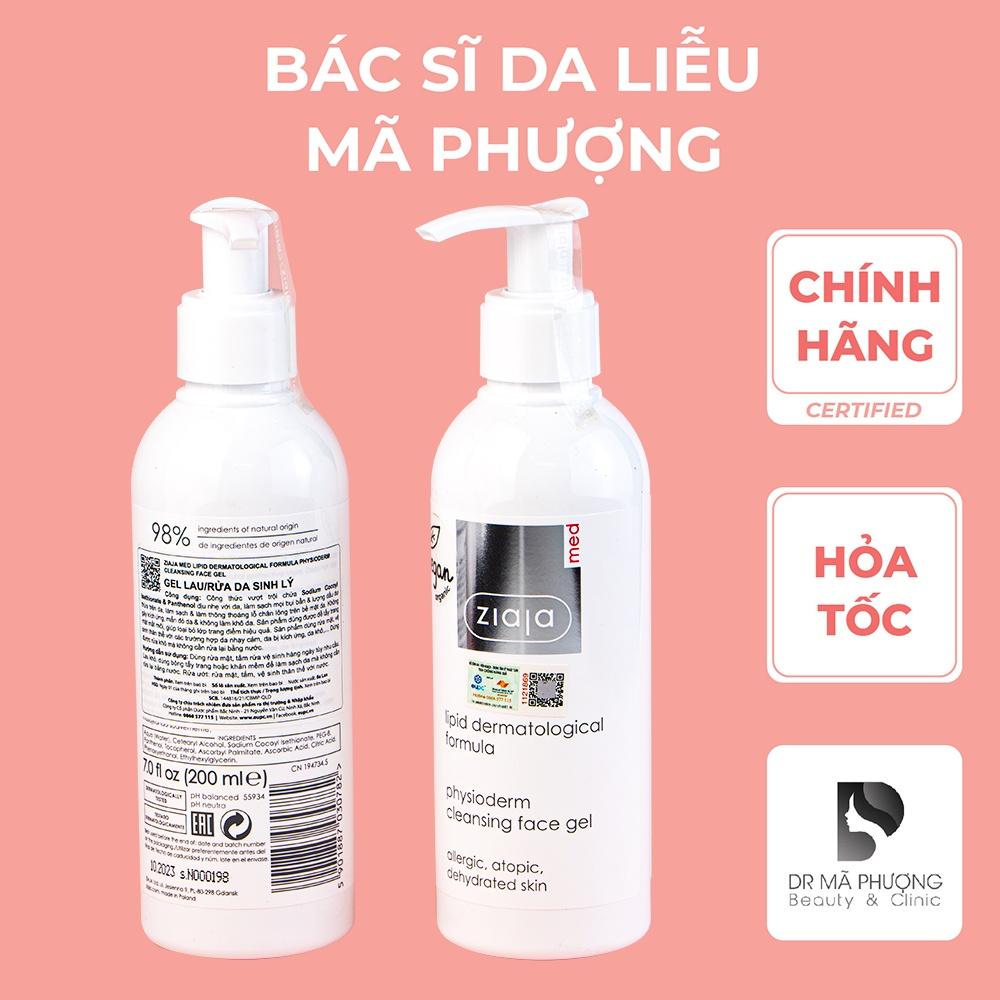 Gel lau rửa sinh lý Ziaja cho da khô nhạy cảm