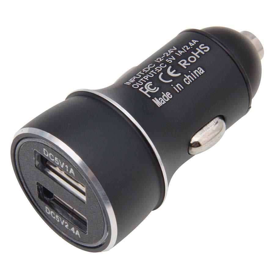 Bộ sạc ô tô Bộ điều hợp kép USB DC 5V 2.4A để sạc điện thoại cho điện thoại di động chất lượng cao 50 %