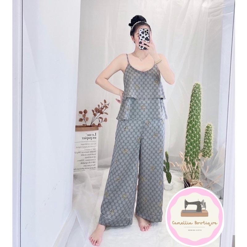 Sét Ngủ Lụa 2 Dây Quảng Châu