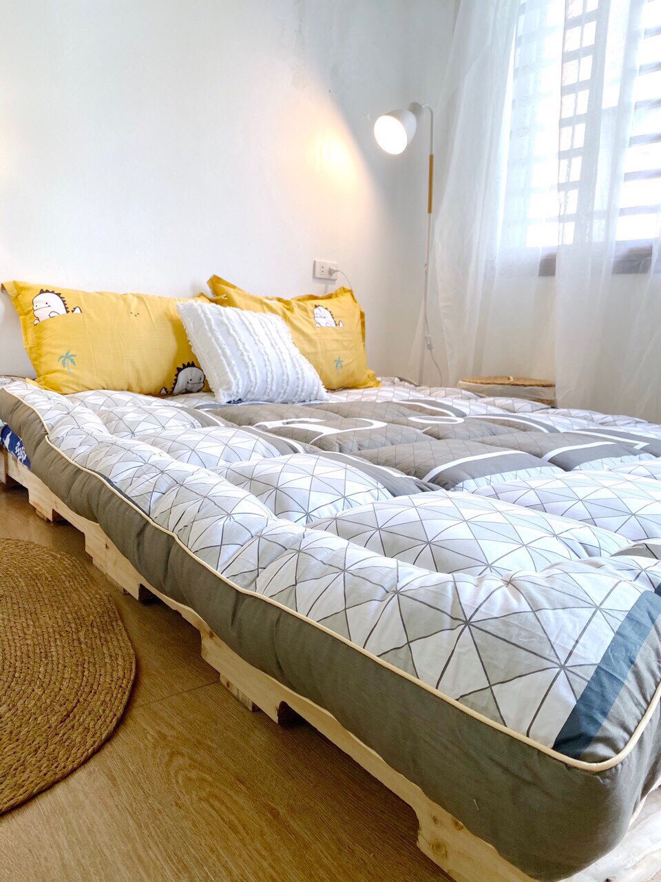TẤM TOPPER TIÊU CHUẨN 5 SAO TOPPER TẤM LÀM MỀM ĐỆM COTTON SIÊU MÁT TOPPER COTTON MẪU KẺ