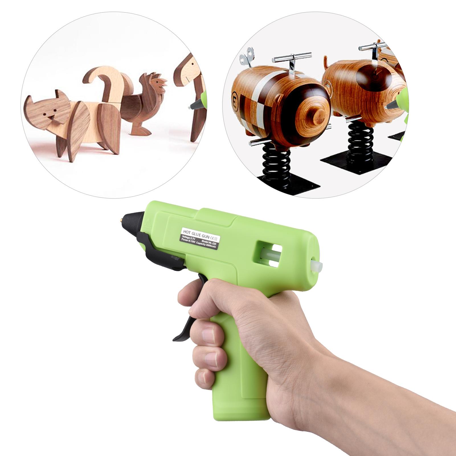 Rechargeable Hot Melt Glue Machine Children's Cordless Portable Small Handheld Manual DIY Glue Machine for Toy Repair Glass Small Accessories Bonding