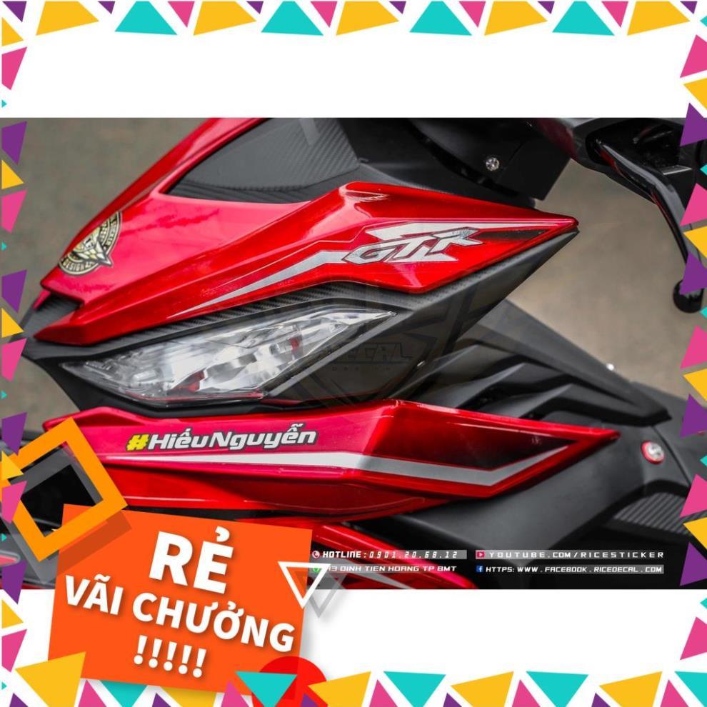 Tem Rời Winner V1 Mẫu Chữ GTR 150R Đỏ Đen