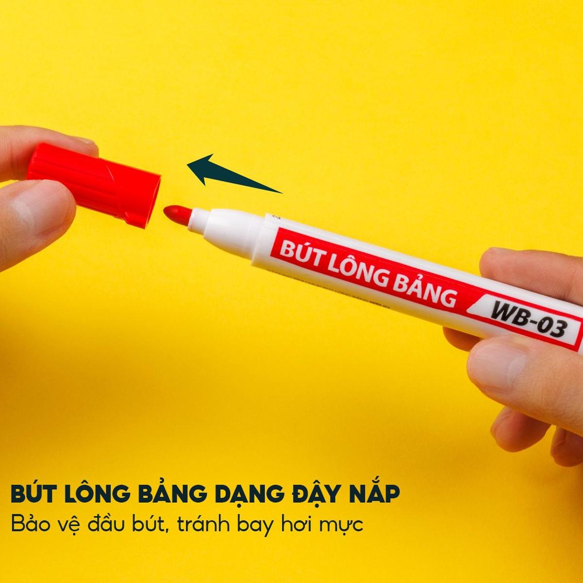 Bút Lông Bảng 2.5 mm - Thiên Long WB-03 - Mực Xanh